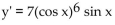 <strong>Find the derivative. </strong> A) B) C) D)