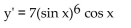 <strong>Find the derivative. </strong> A) B) C) D)