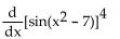 <strong>Find the derivative. </strong> A) B) C) D)