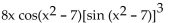 <strong>Find the derivative. </strong> A) B) C) D)