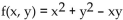 <strong>Provide an appropriate response. Use Lagrange multipliers to minimize subject to x - y = 10.</strong> A) f(5, -5) = 75 B) f(5, 5) = 25 C) f(1, 2) = 3 D) f(2, -1) = 7