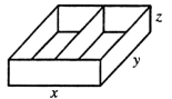 <strong>Solve the problem. The rectangular box below, with an open top and one partition, is to be constructed from 18 square inches of cardboard. Find the dimensions that will result in a box with the largest possible volume. </strong> A) 2 inches by 3 inches by 1 inch B) 2 inches by 2 inches by 1 inch C) 3 inches by 2 inches by 1 inch D) 3 inches by 3 inches by 1 inch