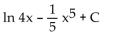 <strong>Evaluate using integration by parts. </strong> A) B) C) D)