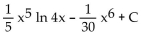 <strong>Evaluate using integration by parts. </strong> A) B) C) D)