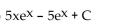 <strong>Evaluate using integration by parts. </strong> A) B) C) D)
