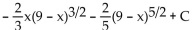 <strong>Evaluate using integration by parts. </strong> A) B) C) D)