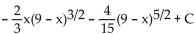 <strong>Evaluate using integration by parts. </strong> A) B) C) D)