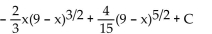 <strong>Evaluate using integration by parts. </strong> A) B) C) D)