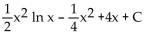 <strong>Evaluate using integration by parts. </strong> A) B) C) D)