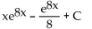 <strong>Evaluate using integration by parts. </strong> A) B) C) D)