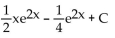 <strong>Evaluate using integration by parts. </strong> A) B) C) D)
