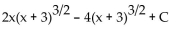 <strong>Evaluate using integration by parts. </strong> A) B) C) D)