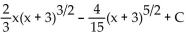<strong>Evaluate using integration by parts. </strong> A) B) C) D)