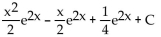 <strong>Evaluate using integration by parts. </strong> A) B) C) D)
