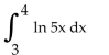 <strong>Evaluate using integration by parts. </strong> A) 2.8588 B) 5.0213 C) 1.4597 D) 14.2939