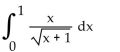 <strong>Evaluate using integration by parts. </strong> A) 0.94 B) 0.39 C) -1.33 D) -2.27