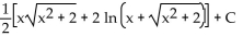 <strong>Find the indefinite integral using a table of integration formulas. </strong> A) B) C) D)