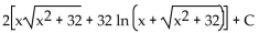 <strong>Find the indefinite integral using a table of integration formulas. </strong> A) B) C) D)