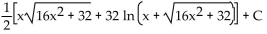 <strong>Find the indefinite integral using a table of integration formulas. </strong> A) B) C) D)