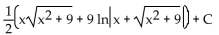 <strong>Find the indefinite integral using a table of integration formulas. </strong> A) B) C) D)
