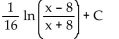 <strong>Find the indefinite integral using a table of integration formulas. </strong> A) B) C) D)