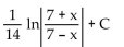 <strong>Find the indefinite integral using a table of integration formulas. </strong> A) B) C) D)