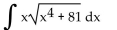 <strong>Find the indefinite integral using a table of integration formulas. </strong> A) B) C) D)