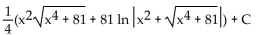 <strong>Find the indefinite integral using a table of integration formulas. </strong> A) B) C) D)