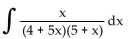 <strong>Find the indefinite integral using a table of integration formulas. </strong> A) B) C) D)