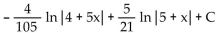 <strong>Find the indefinite integral using a table of integration formulas. </strong> A) B) C) D)