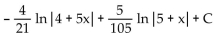 <strong>Find the indefinite integral using a table of integration formulas. </strong> A) B) C) D)