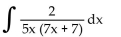 <strong>Find the indefinite integral using a table of integration formulas. </strong> A) B) C) D)