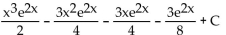 <strong>Provide an appropriate response. Use an integral table to find </strong> A) B) C) D)