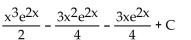 <strong>Provide an appropriate response. Use an integral table to find </strong> A) B) C) D)