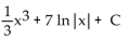 <strong>Find the integral. </strong> A) B) C) D)
