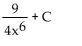<strong>Find the integral. .</strong> A) B) C) D)