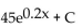 <strong>Find the integral. </strong> A) B) C) D)