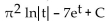 <strong>Find the integral. </strong> A) B) C) D)