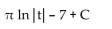 <strong>Find the integral. </strong> A) B) C) D)
