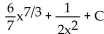 <strong>Find the integral. </strong> A) B) C) D)