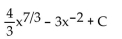 <strong>Find the integral. </strong> A) B) C) D)