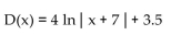 <strong>Solve the problem. The rate of change in a person's body temperature, with respect to the dosage of x milligrams of a drug, is given by One milligram raises the temperature 3.5°C. Find the function giving the total change.</strong> A) B) C) D)