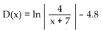 <strong>Solve the problem. The rate of change in a person's body temperature, with respect to the dosage of x milligrams of a drug, is given by One milligram raises the temperature 3.5°C. Find the function giving the total change.</strong> A) B) C) D)