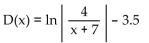 <strong>Solve the problem. The rate of change in a person's body temperature, with respect to the dosage of x milligrams of a drug, is given by One milligram raises the temperature 3.5°C. Find the function giving the total change.</strong> A) B) C) D)