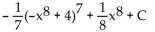 <strong>Find the integral. </strong> A) B) C) D)