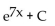 <strong>Find the integral. </strong> A) B) C) D)