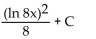 <strong>Find the integral. </strong> A) B) C) D)