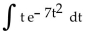 <strong>Find the integral. </strong> A) B) C) D)