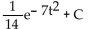 <strong>Find the integral. </strong> A) B) C) D)