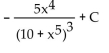 <strong>Find the integral. </strong> A) B) C) D)